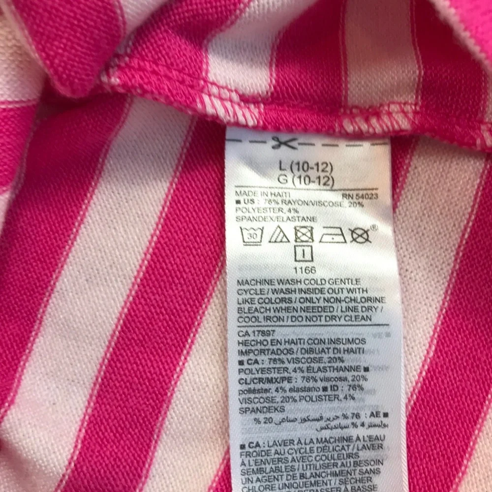 Old Navy‎ Pink Stripe Crew Sweater Top